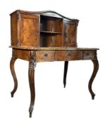 FRENCH LOUIS PHILIPPE 19TH CENTURY WALNUT BONHEUR-DU-JOUR
