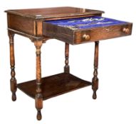 EARLY TO MID 20TH CENTURY OAK CASED SILVER PLATED CANTEEN OF CUTLER STAND