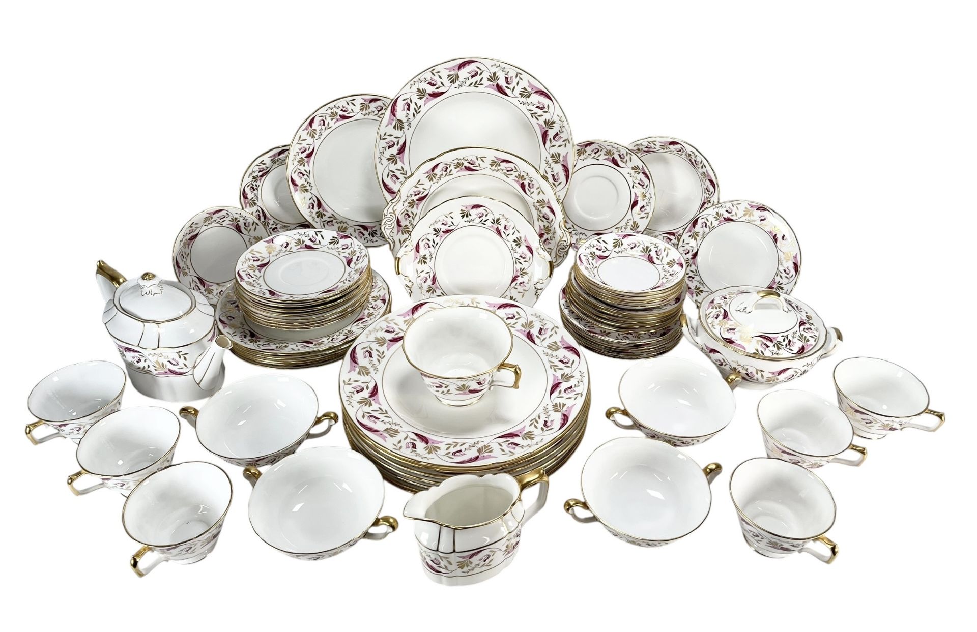 ROYAL CROWN DERBY - PRINCESS PATTERN - PART DINNER & TEA SERVICE - Image 6 of 10