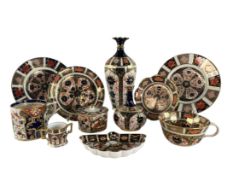 ROYAL CROWN DERBY - OLD IMARI - ELEVEN 19TH CENTURY & CONTEMPORARY PIECES