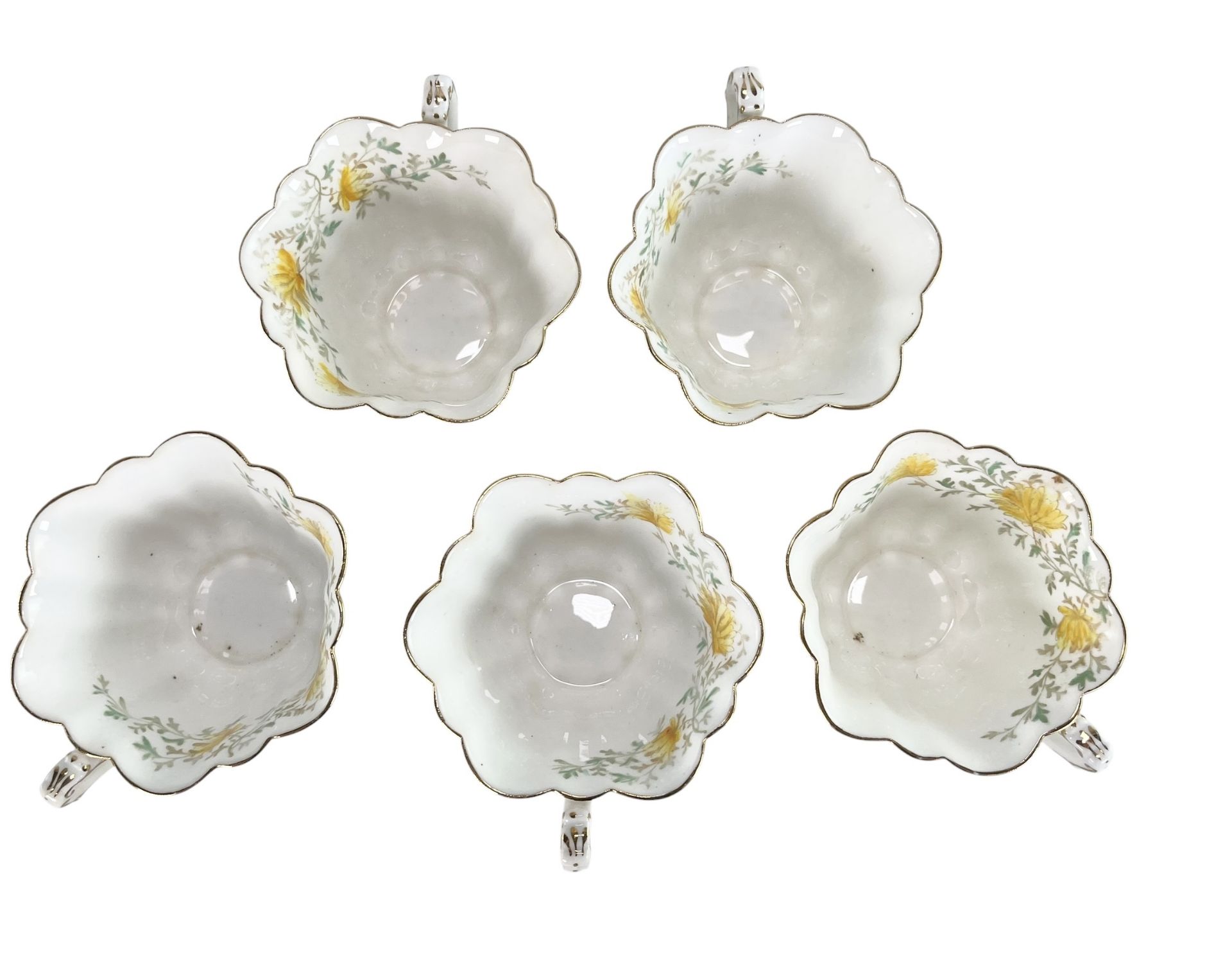 SHELLEY FINE BONE CHINA - QUEEN ANNE & YELLOW FLOWER - ASSORTMENT OF TEA WARE - Image 7 of 11
