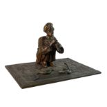 FRANZ BERGMAN - SNAKE CHARMER - VIENNESE COLD PAINTED BRONZE FIGURE