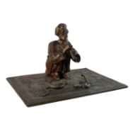 FRANZ BERGMAN - SNAKE CHARMER - VIENNESE COLD PAINTED BRONZE FIGURE