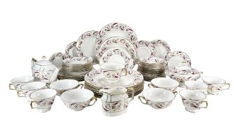 ROYAL CROWN DERBY - PRINCESS PATTERN - PART DINNER & TEA SERVICE