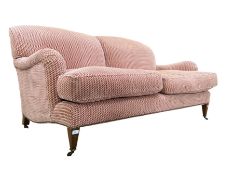 19TH CENTURY HOWARDS STYLE TWO SEATER SOFA