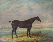 JAMES BARENGER THE YOUNGER (1780-1831) - BAY MARE - OIL ON RELINED CANVAS PAINTING