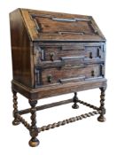1920S OAK JACOBEAN REVIVAL BUREAU