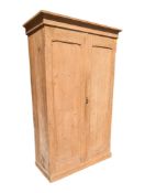 19TH CENTURY VICTORIAN PINE WARDROBE