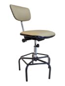 DAUPHIN, GERMANY - A MODERN INDUSTRIAL MACHINIST'S SWIVEL CHAIR