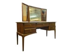 STAG FURNITURE - MINSTREL RANGE - VINTAGE MAHOGANY DRESSING TABLE
