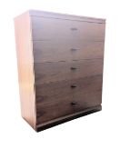 MEREDEW / AVALON - LATE 20TH CENTURY TEAK CHEST OF DRAWERS