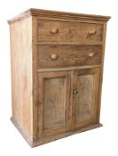 19TH CENTURY VICTORIAN PINE CABINET