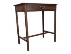 19TH CENTURY MAHOGANY SIDE TABLE