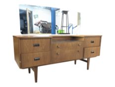 LEBUS FURNITURE - VINTAGE 20TH CENTURY TEAK DRESSING TABLE