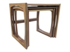 G PLAN MID CENTURY QUADRILLE TEAK NEST OF TABLES