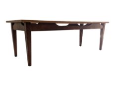BRITISH MODERN DESIGN MID CENTURY TEAK COFFEE TABLE
