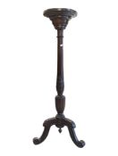 19TH CENTURY MAHOGANY PLANT STAND JARDINIERE