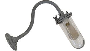 RETRO MID CENTURY BULK HEAD INDUSTRIAL FACTORY WALL LIGHT