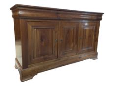 FRENCH MANNER CONTEMPORARY CHERRY WOOD SIDEBOARD BUFFET