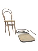 FISCHEL, CZECH - VINTAGE MID CENTURY THONET STYLE BISTRO CAFE CHAIR