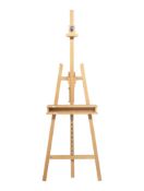 AN ARTISTS 20TH CENTRUY BEECH WOOD EASEL