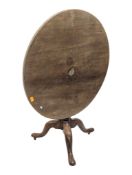 GEORGE III MAHOGANY PEDESTAL TABLE