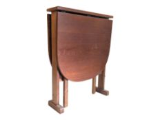 BRITISH MODERN DESIGN - MID CENTURY TEAK SPACE SAVER TABLE