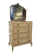 VINTAGE FRENCH LOUIS XVI STYLE CHEST OF DRAWERS