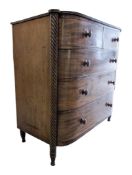 VICTORIAN 19TH CENTURY SCOTTISH MAHOGANY CHEST OF DRAWERS