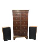 PANASONIC STEREO HI-FI SYSTEM IN CABINET