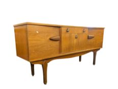 JENTIQUE FURNITURE - MID CENTURY TEAK WOOD SIDEBOARD CREDENZA