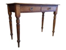 19TH CENTURY VICTORIAN PINE WRITING DESK