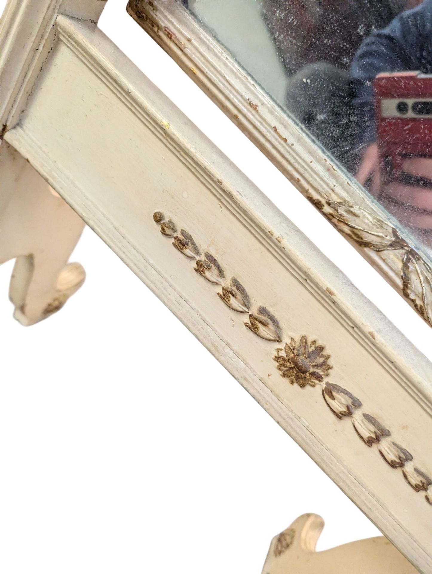 20TH CENTURY LOUIS SEIZE CHEVAL MIRROR - Image 3 of 5