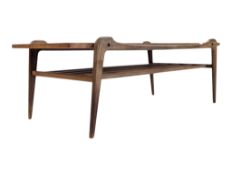 MID CENTURY 1960S TEAK COFFEE TABLE