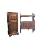 EARLY 20TH CENTURY MAHOGANY POT CUPBOARD / BEDSIDE TABLE