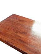 VICTORIAN 19TH CENTURY MAHOGANY WRITING HALL TABLE DESK