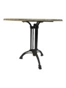 19TH CENTURY VICTORIAN CAST IRON GARDEN TABLE