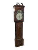 19TH CENTURY SCOTTISH WALNUT LONGCASE CLOCK - BARK OF HAMILTON