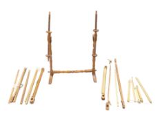 TWO TAPESTRY EARLY 20TH CENTURY STRETCHER FRAMES