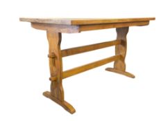 VINTAGE 20TH CENTURY ELM DINING TABLE