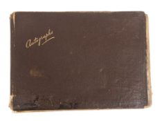 AUTOGRAPH ALBUM - 1930S FROM WESTON SUPER MARE