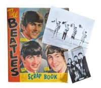 THE BEATLES - VINTAGE SCRAP BOOK & PHOTOGRAPHS