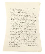 WOLF HALL (2024) - SCREEN USED 'MERCY MERCY MERCY' LETTER