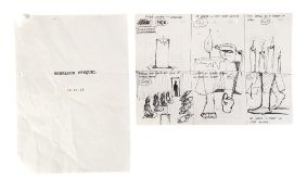 SHERLOCK (BBC SERIES 2010-2017) - MASTER STORYBOARD ART ON SCRIPT