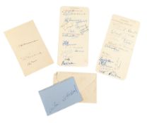 1940S CRICKET - COLLECTION OF AUTOGRAPHS