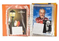 AUTOGRAPHS - COLLECTION OF TV STARS AND SIGNED PROGRAMMES