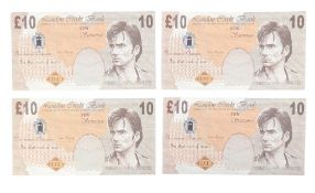 DOCTOR WHO - THE RUNAWAY BRIDE - ORIGINAL PROP BANK NOTES