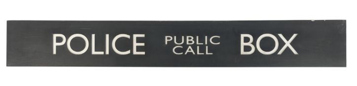 DOCTOR WHO - THIRTEENTH DOCTOR - SCREEN USED TARDIS POLICE SIGN