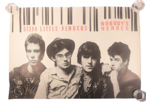 PUNK - STIFF LITTLE FINGERS - NOBODY'S HEROES - ORIGINAL POSTER