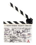 A MIDSUMMER NIGHT'S DREAM (2016 BBC ADAPTATION) - ORIGINAL SIGNED CLAPPERBOARD